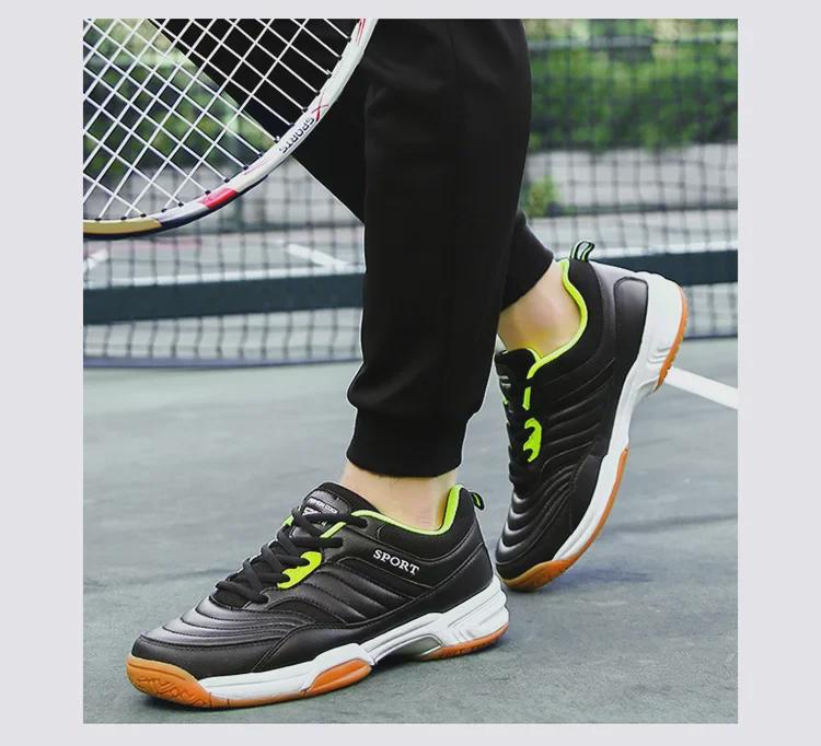 New Low-Top Badminton Shoes - Stylish Unisex Thick-Soled Tennis Footwear for Spring & Summer