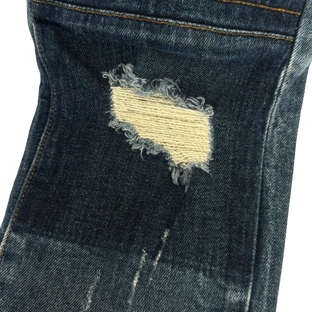 Marcelo Burlon Made In Italy Slim Denim Pants W28 Jeans Button Fly Men's Used