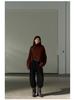 Shi Ji Wool High Neck Loose Sweater - Cozy Autumn Long Sleeve Pullover