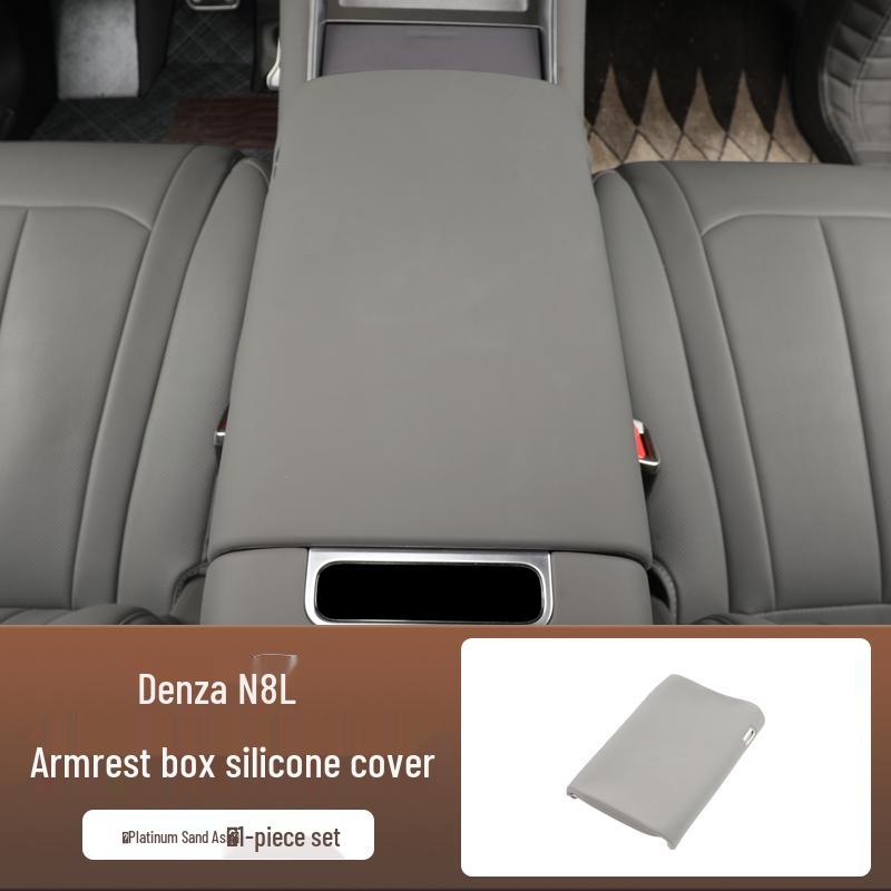 

Denza N Interior Protection Set: 8-Piece Silicone Mats for Central Control, Car Fridge, and Armrest Box.