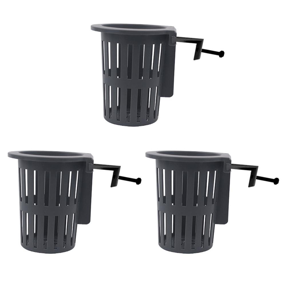 Wall-Mounted Aquarium Plant Basket Plastic Planter Containers Hydroponic Hanging Planter Water Culture Planter Self Watering