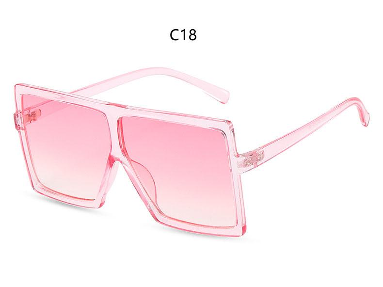 Designer Retro Premium Extra Large Square Shaped Sunglasses Women Timeless Popular Large Frame Sunglasses Black Stt Eyewear UV 400 Protection