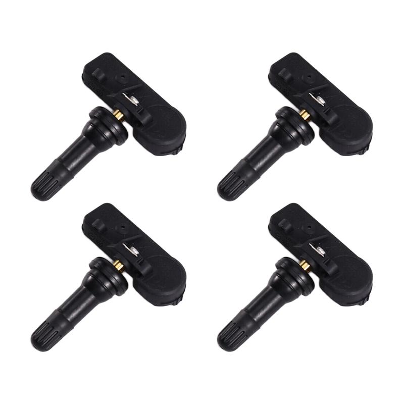 

For Citroen Berlingo C4 DS7 DS8 307 308 3008 5008 2006- 2015 4Pcs Car Tire Pressure Sensor Kit 9673860880 чорний