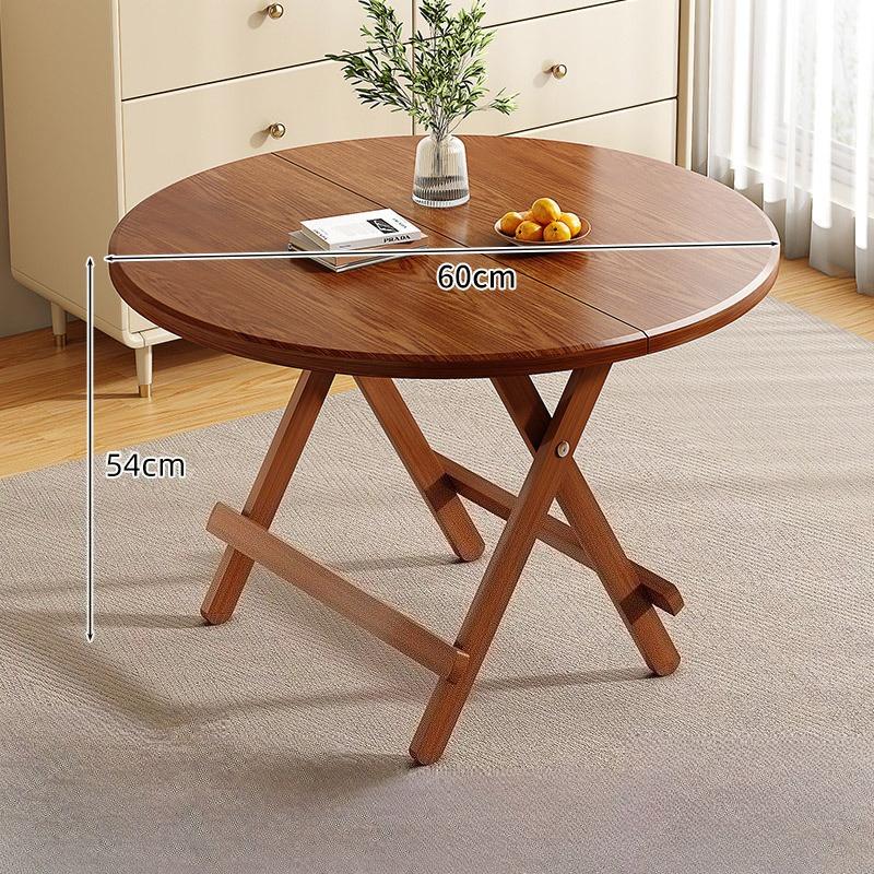 Sturdy Folding Dining Table - No Assembly Needed, Strong Stable Desk for Kitchen, Study & Office, round dining table,small table