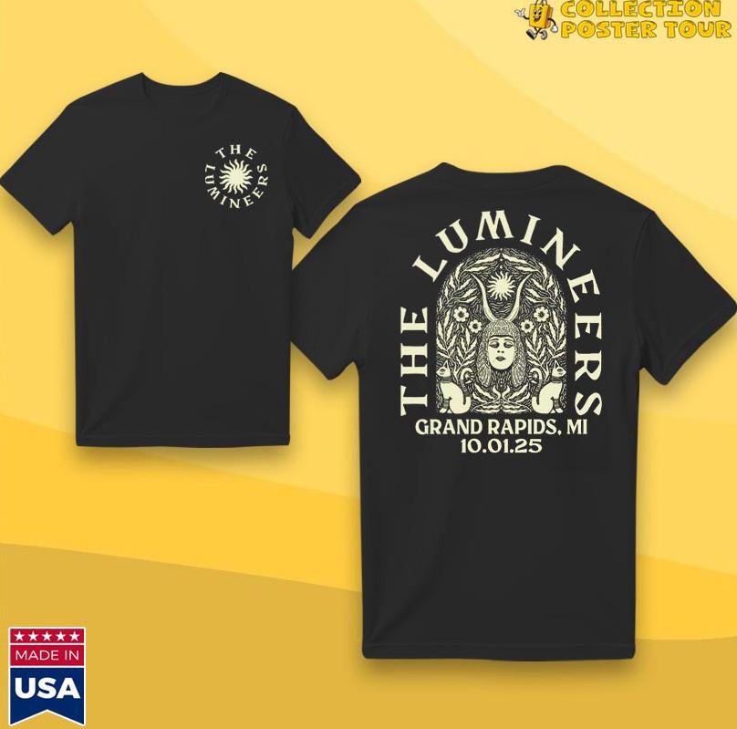 The Lumineers Grand Rapids, Mi October 1 2025 Concert Unisex T-Shirt Unisex T-Shirt L