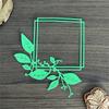 Leaf Photo Frame Carbon Steel Die Cut Stencils Decorative Embossing Paper Dies for Scrapbooking Photo Album Card Making