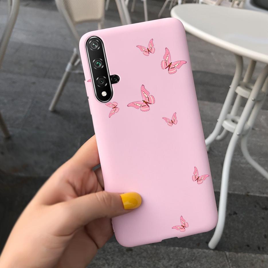 For Huawei Honor 20 Case Stylish Painted Silicone Soft TPU Phone Case Fundas For Huawei Nova 5T 5 T Honor 20 Honor20 Cases Cover