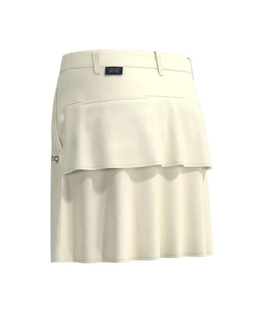 Ping Apparel Tiered Skirt Infrared Golf L Women's (Stretch & Heating) / / 622-4234906 030_White