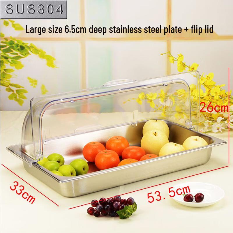 Yihuan Food-Grade Buffet Display Tray with Flip Lid