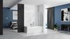 AGATE CHROME BATH SCREEN 80