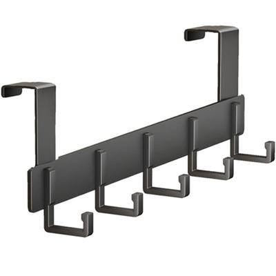 Over The Door Hook Hanger Coat Hooks 5 Hooks Door Behind The Bathroom Hook Bedroom Storage Hanger Rack