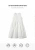 2026 Girls' Stylish White Summer Tank Dress