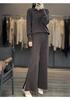Women's Cashmere Lapel Sweater - Versatile Long Sleeve Knitwear for Autumn/Winter