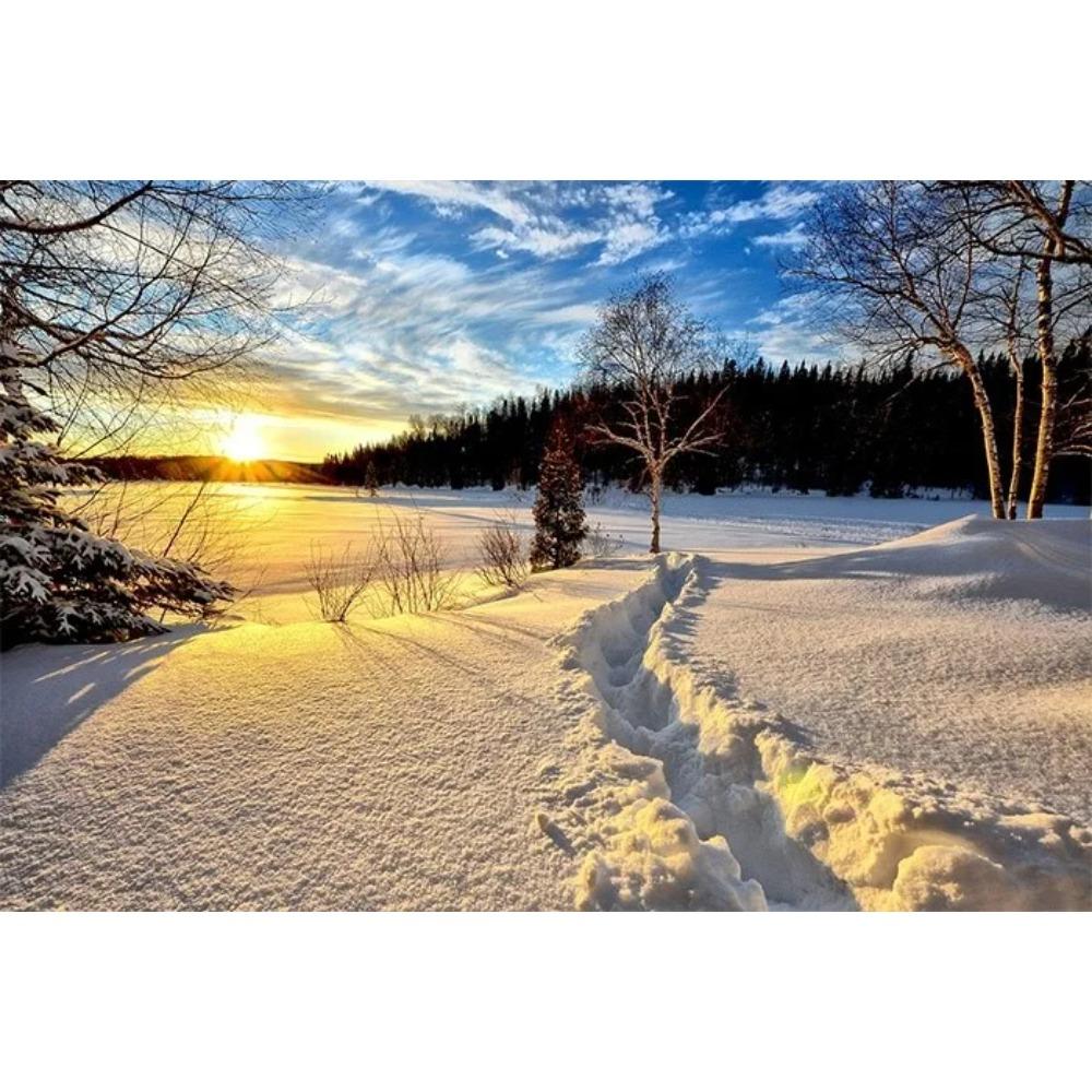 Sunset Mountains Sky Posters Sea Landscape Canvas Painting Natural Scenery Wall Art Pictures Living Room Home Decor Gift Poster