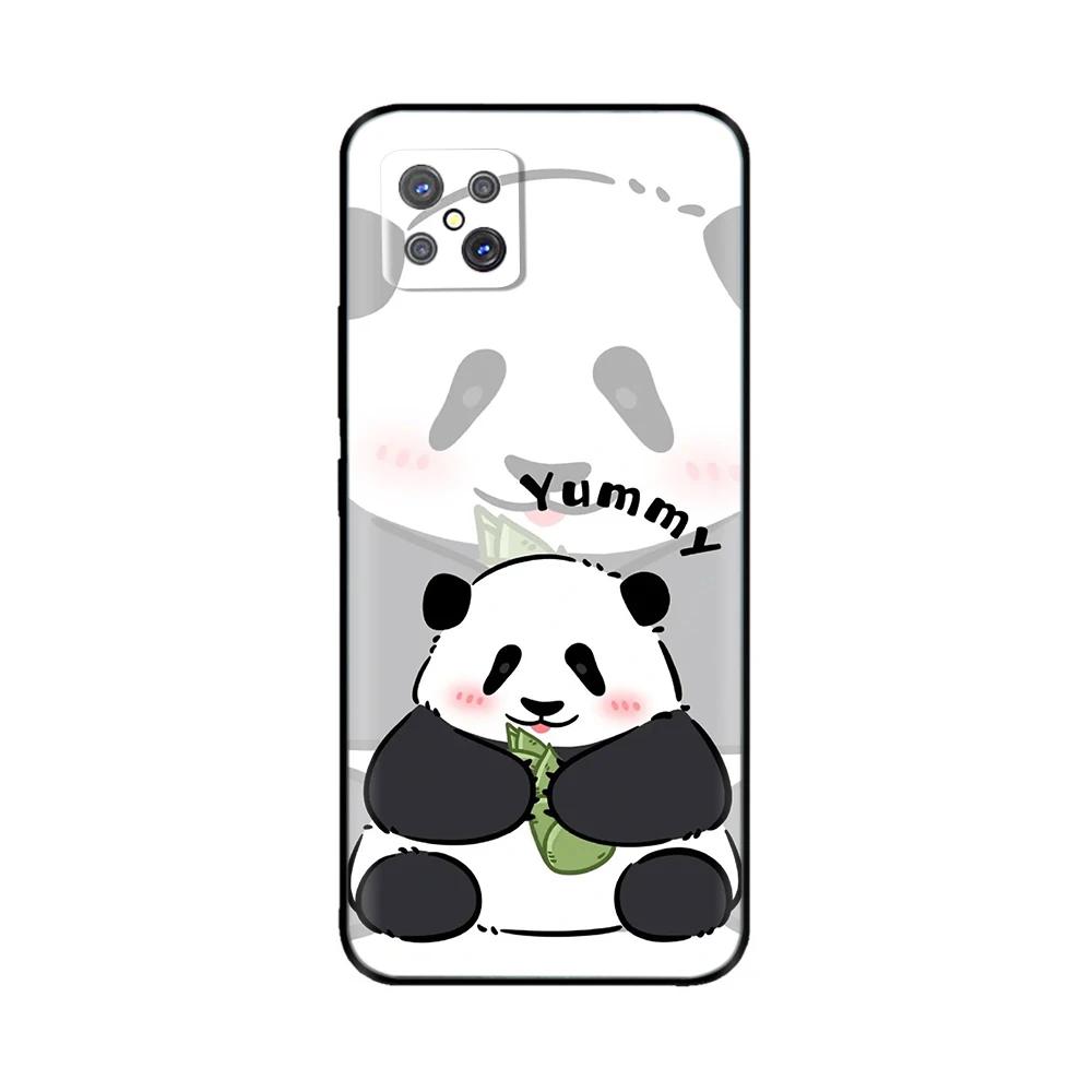 Shockproof Cover For Oppo Reno4 Z 5G Case Animal Painted Black Silicone Soft Phone Back Cover For OPPO A92S Bumper Shell Fundas