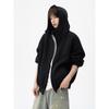 QOTRIOCK Unisex Heavyweight Hooded Cardigan