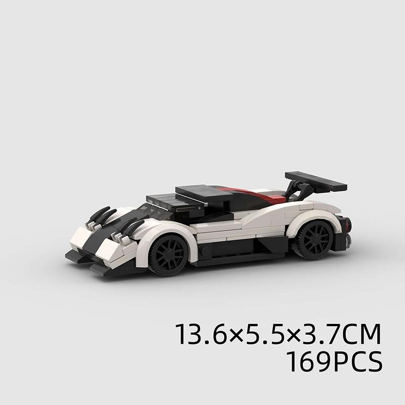 Kinderspielzeug Auto Modell Sportwagen Kompatibel Mit Rennen Kleine Teile DIY Bausteine Puzzle Technologie
