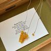 Women's Long Adjustable Ape Bead Nelace Faionable Korean Sle Ins Versatile Clavicle Chain Accory Fre Outlined