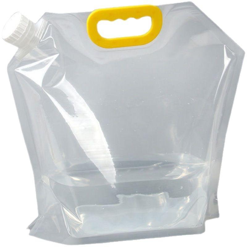 1Pc Outdoor Portable Folding Water Bag Large Capacity Water Storage Bag Mountaineering Tourism Camping Plastic Software Water Storage Bag Bucket