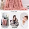 Soft Touches Blanket Bed Blanket for Couch Lounging, Warm Fuzzy Materials,Luxury Decorative Blanket Comfort Bedspread