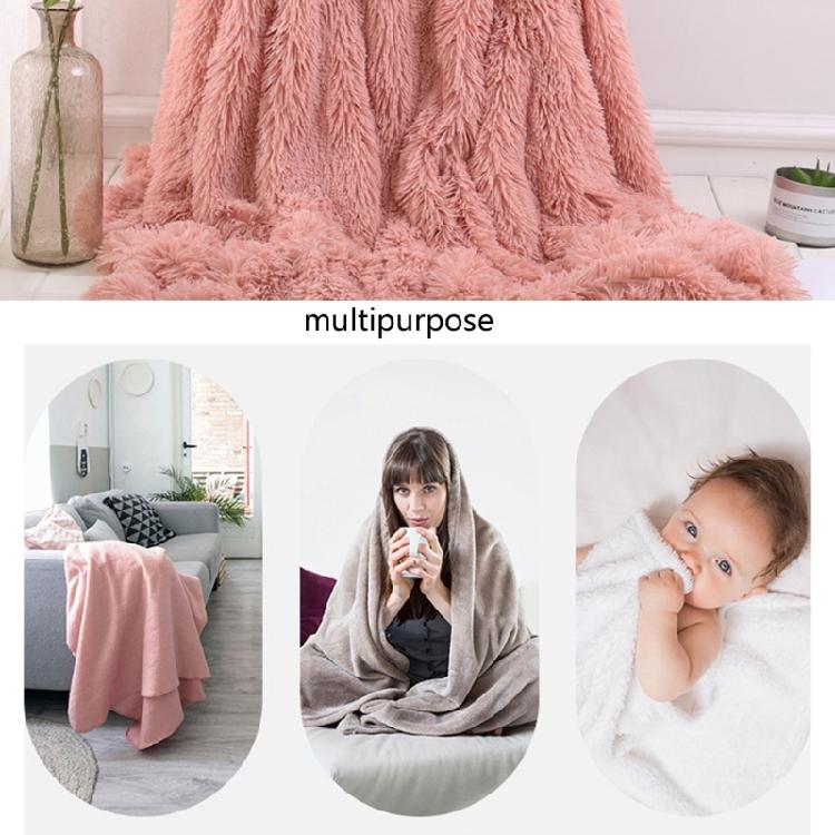 Soft Touches Blanket Bed Blanket for Couch Lounging, Warm Fuzzy Materials,Luxury Decorative Blanket Comfort Bedspread