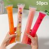 100pcs DIY Ice Popsicle Bag Cream Maker Disposable Molds For Ice Lollies Freezer Bag Kitchen Summer Essential