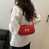 Beautiful Trend Casual Versatile New Simple Bow Small Square Bag Shoulder Messenger Bag Commuter Bag