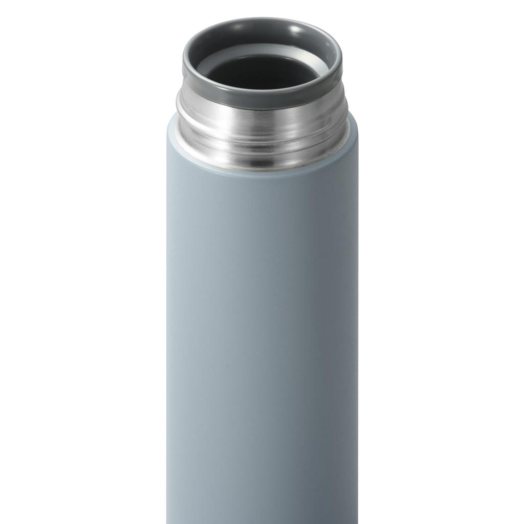 Kyocera DARK GRAY Stainless Steel Thermos Water for Men and Keeps Drinks Cold or Vacuum Direct for Drinks MB-10S (GY) Bottle, 300ml, Women, Hot,