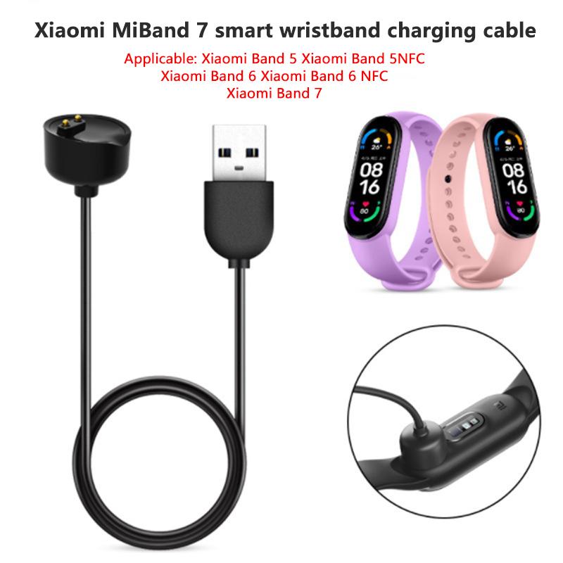 Magnetic Charger For Xiaomi Mi Band 5 6 7 Nfc Charger Replacement Usb Charging Cable For Mi Band 5 6 7 Smart Bracelet Charger