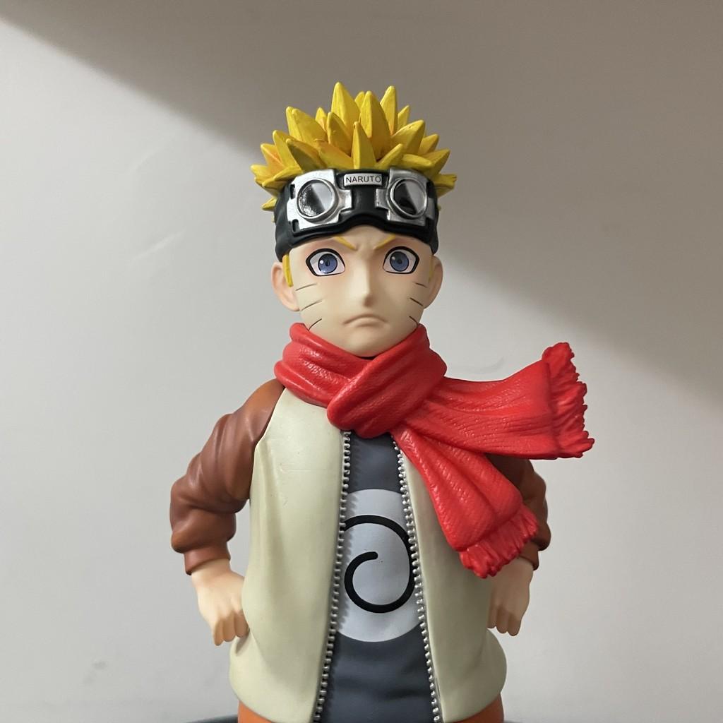 Uzumaki Naruto Pvc Figure With Swap Double Head For Collectors And Anime Fans