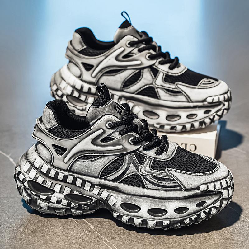 

Dad shoes men s thick-soled non-slip mesh breathable sneakers spring and autumn new trendy teen trendy shoes men s shoes 39