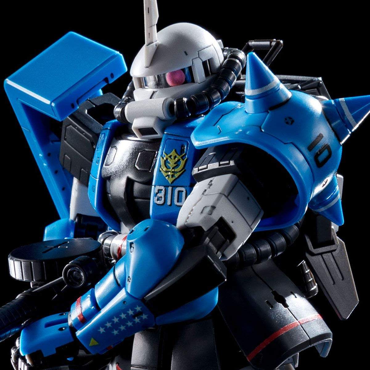 

RG Yuma Zaku II Suit Gundam Gunpla 1/144 MS-06R-1A Lightning s (Mobile MSV-R)