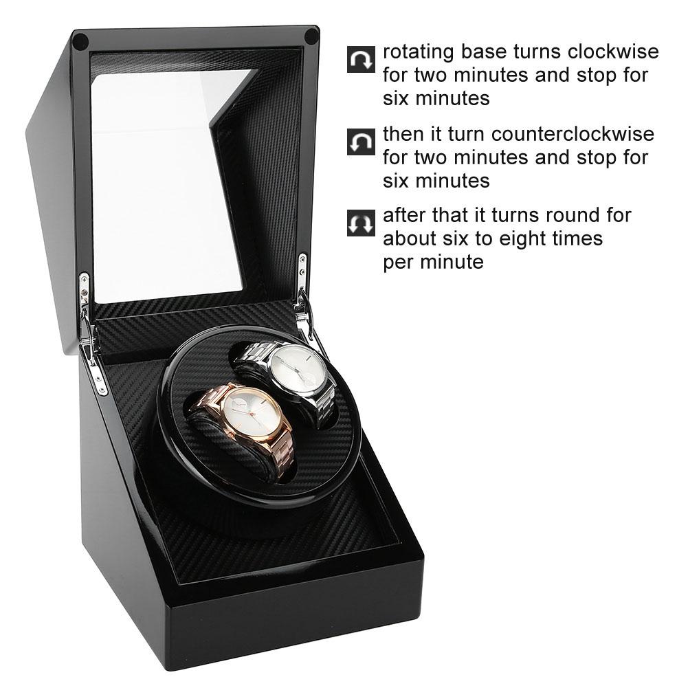 Automatischer mechanischer Uhrenbeweger, Armbanduhrenhalter zur Anzeige (Schwarz, )