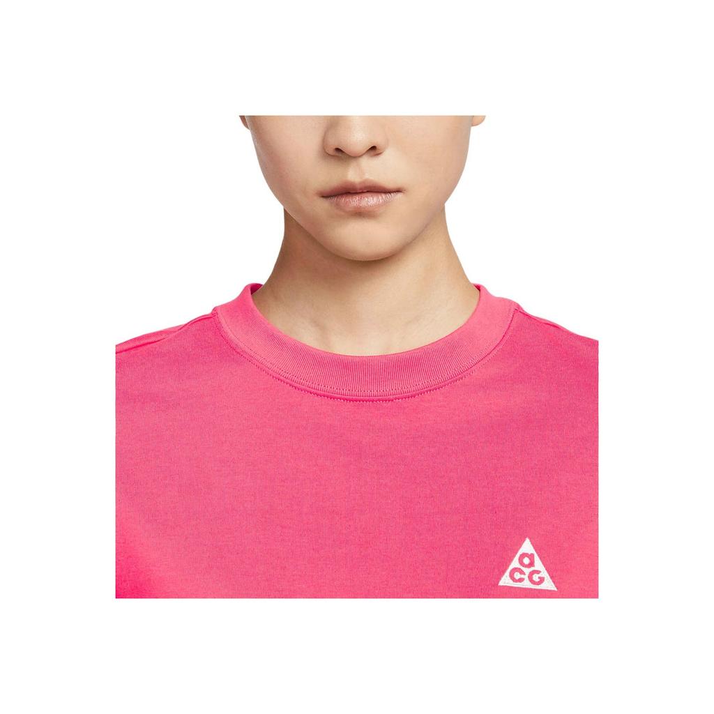 Nike ACG Quick-Drying Pullover Short Sleeve T-Shirt Women Tops Ashen-Red FD2717-850