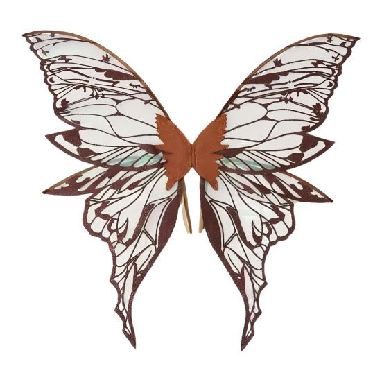 Yousheng Fairy Wing for Girls Women Organza Angel Wings Halloween Butterfly Cosplay Costume for Cosplay Party Accessory