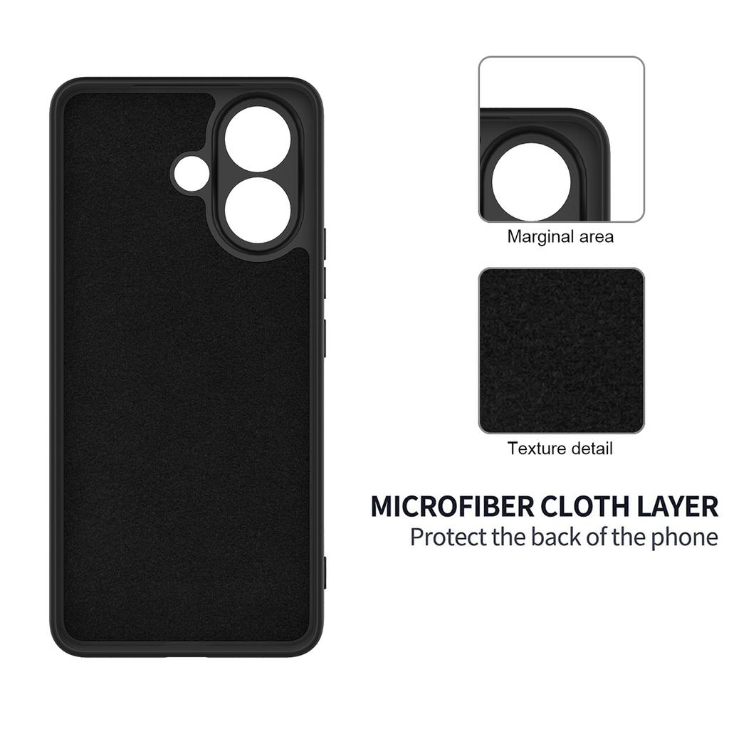 For vivo V60 Lite 5G/vivo V60 Lite 4G Liquid Silicone Case Phone Back Cover with Hand Strap