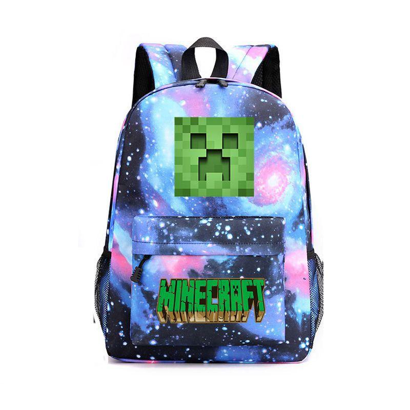 Backpack Minecraft For Teenagers Kids Boys Children Student School Unisex Bags