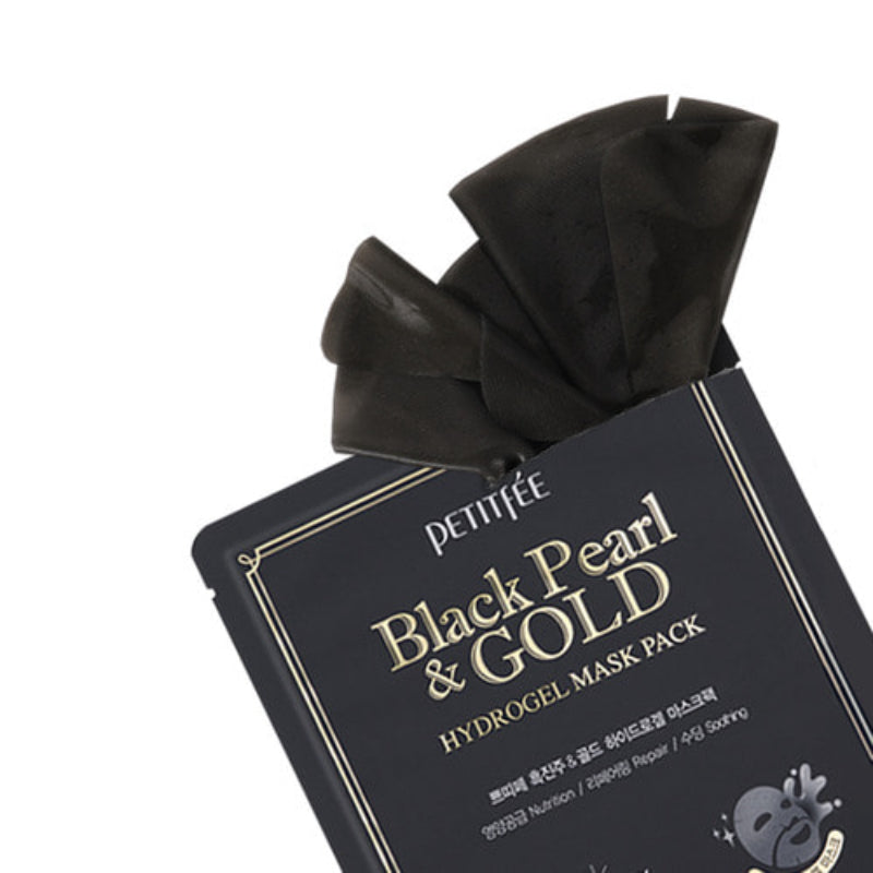Petitfee Black Pearl & Gold Hydrogel Mask Pack 5pcs AUTHENTIC STORE
