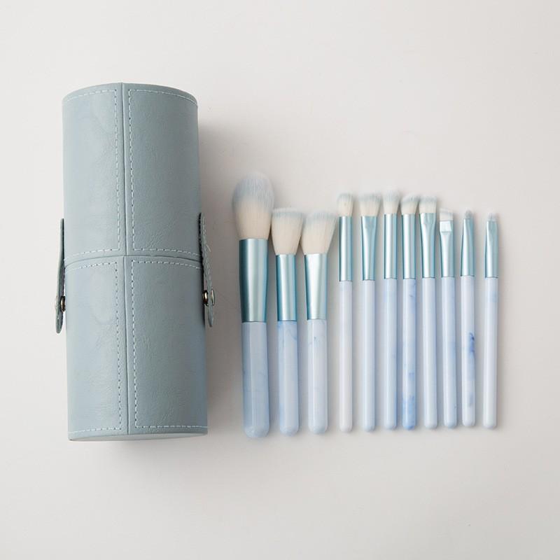 

Набор из 12 кистей для макияжа для начинающих Clear Sky с мягкой щетиной для теней, пудры и румян