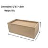 Bamboo Sliding Lid Box for Cosmetics, Jewelry, or Tea Storage