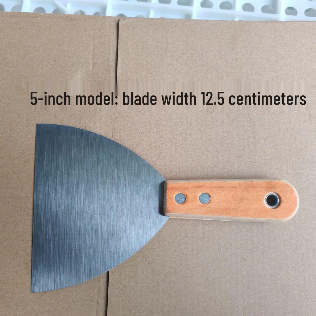 Multifunktionell Trähandtag Förtjockad Spackelspade och Skrapa