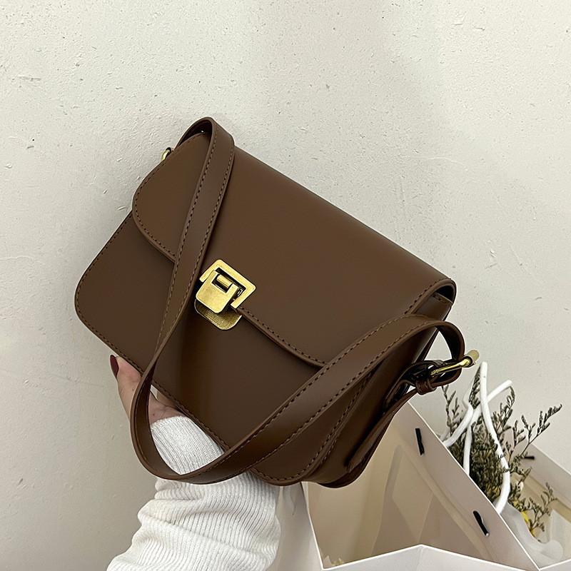 High-end Urban Chic Ladies Bag 2023 New Trend Fashion Simple Crossbody Bag Retro Elegant Shoulder Bag коричневый