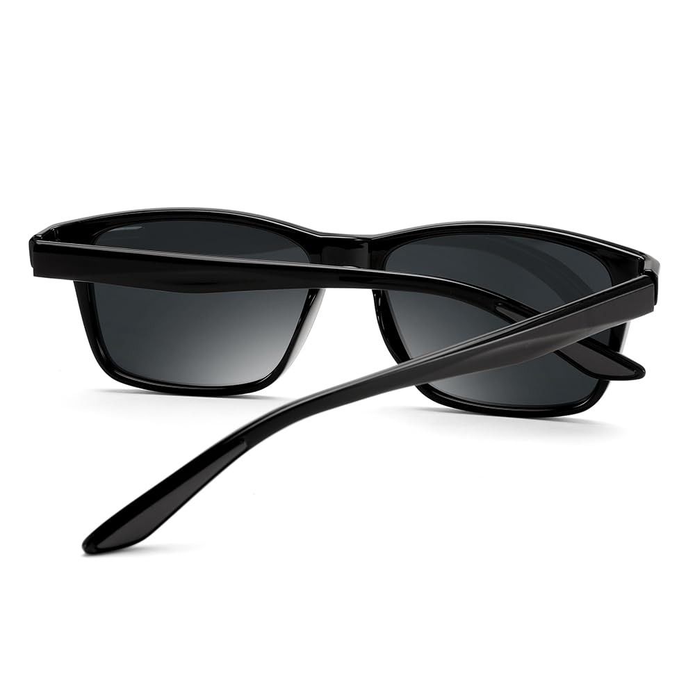 Feisedy Polarized Sunglasses for Men, UV400 Protection, TAC Polarized Lenses, TR90, Fashionable Eyewear, Unisex, B1162