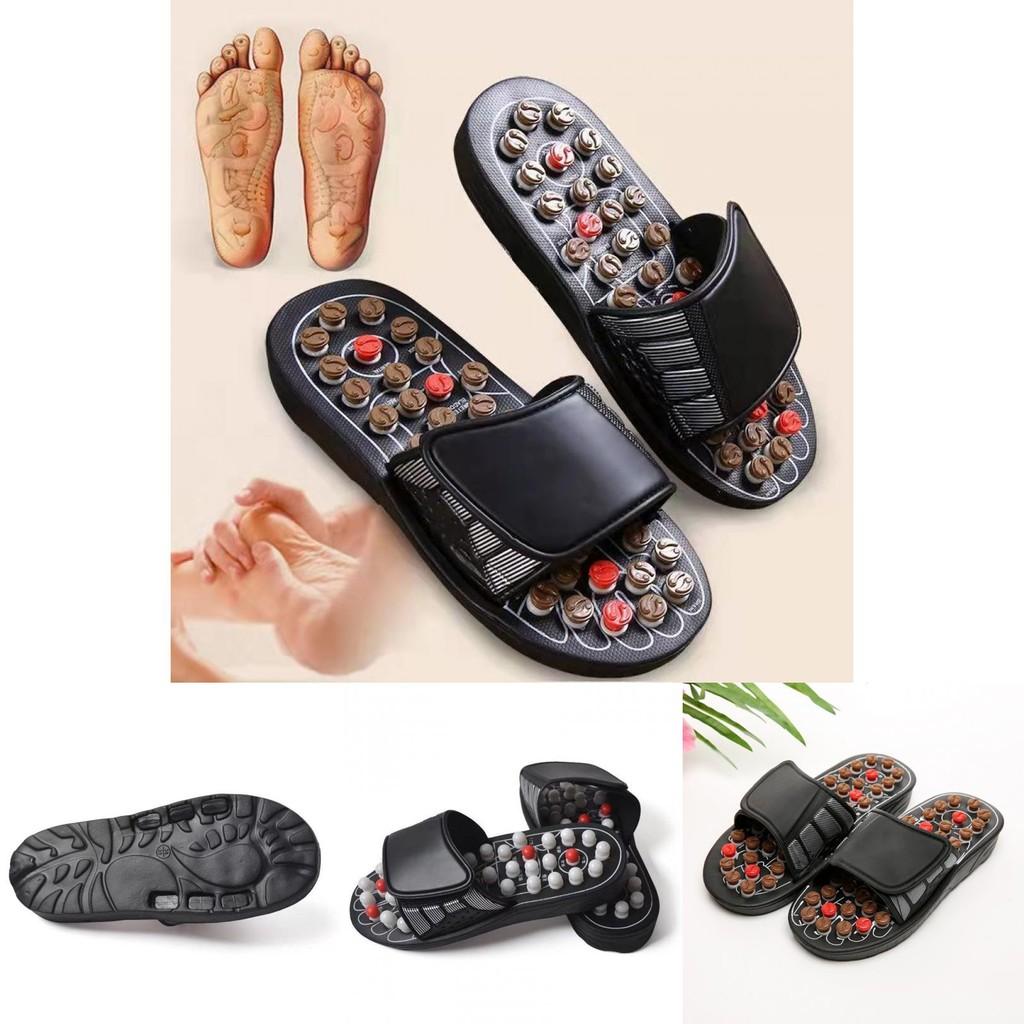 Rotating Acupressure Massage Slippers For Unisex With Eva Soles