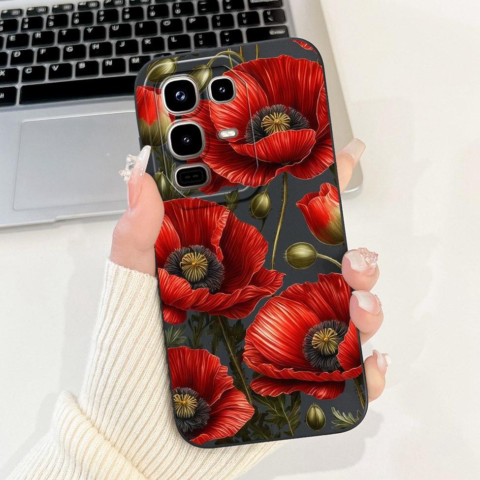 6.78" For Infinix Note 50s X6870 Back Cover For Infinix Note 50s Case Luxury Fashion Lover Cartoon Cool Painted Silicone Bumper