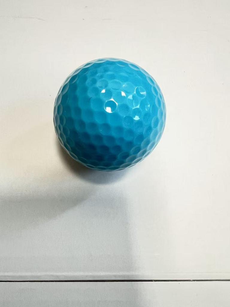 Two-Layer Colored Golf Practice Ball for Putting Green Training