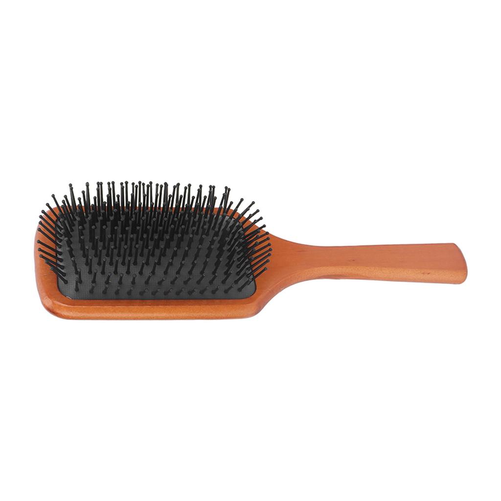 Hair Brush Wooden Massage Wellness Paddle Hairbrush for Detangling Blowdrying Straightening