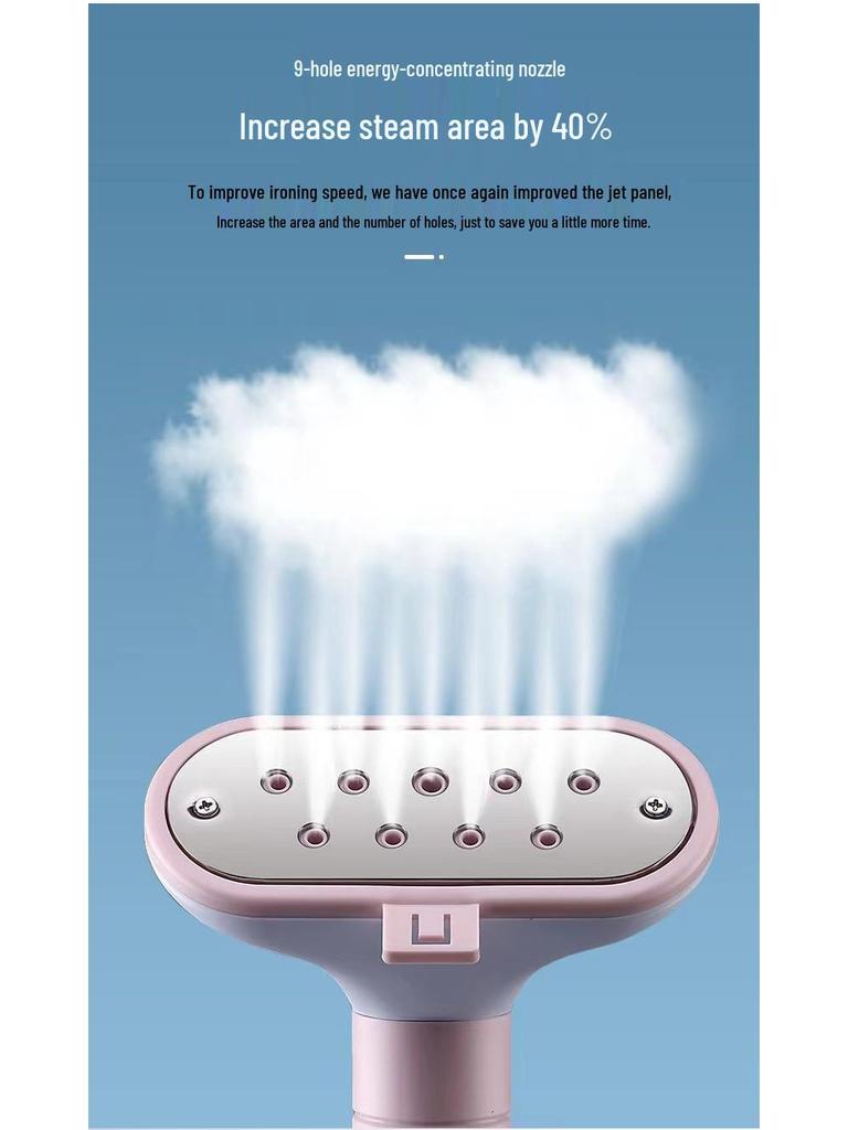 Multifunctional High-Power Garment Steamer and Iron with Large Capacity, Vertical/Handheld Use, EU/UK Standards