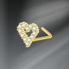 G23 Titanium L Shaped Nose Studs Hypoallergenic Gold Silver Plated Ultra-light Piercing Jewelry for All Day Comfort Wear