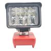 Wireless LED Work Light 3inch  18LED 2800LM Dual USB Port for Milwaukee Cordless